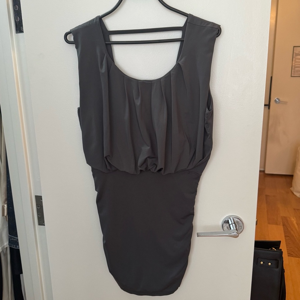 Bodycon Gray Sleeveless Dress